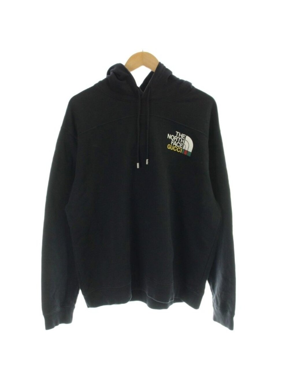 Gucci the North Face Collaboration Mountain Print Sweatshirt Hoodie Logo Black L